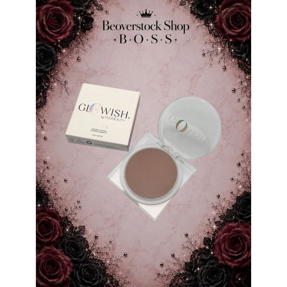 New Glowish by Huda Beauty Luminous Pressed Powder – Shade: 12 Rich
